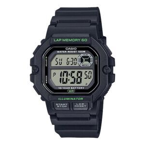 Casio Men's Solar-Powered Digital Watch with Black Dial - WS-1400H-1AVCF